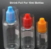 Термоусадочная оберточная пленка для бутылочек в форме ручки 15 мл 30 мл длин. / Жир 50 мл E Жидкая бутылка Прозрачная трубка для обертывания из ПВХ