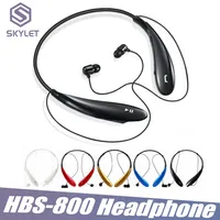 HBS800 Bluetooth Kulaklık Kablosuz Kulak Kulaklık Kulaklık HBS 800 Spor Koşu Boyun Bandı Kulaklık iphone LG Samsung Huawei Xiaomi