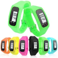 Digital LCD-Schrittzähler Smart Multi Watch Silikon-Laufschritt Geh Wanderdistanz Kalorienzähleruhr Elektronisches Armband Farbe Pedometer SN1727