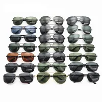 Abstand Metallrahmen Stile gemischt hochwertige Designer polarisierte Sonnenbrille Fahren Sport männliche Mode Oculos Männer Sonnenbrille Sunglass