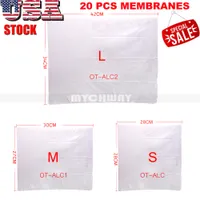 Alta qualidade 20 PCs Membranas anticongelantes Pad para resfriamento 28x28cm 27x30m 42x34cm Pad para spa de corpo gordo congelado