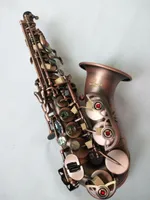 Yanagisawa SC-992 Professionell sopran Saxofon B Flat Koppar Antika musikinstrument med munstycken Gratis frakt