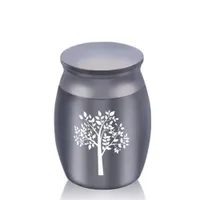 Tree of Life Urn Pendant Funeral Jewelry Cremation Urns For Ashes for Pet Cat Dog Human Keepsake 30x40mm