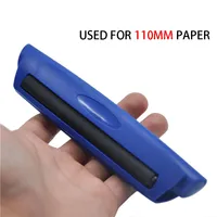 110 mm in plastica Plastic Carette Givent Roll Roll Carta Fumo Rolling Machine Roller manuale per accessorio per fumo