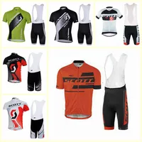 SCOTT team Cycling Short Sleeves jersey bib shorts sets 2019 Breathable Clothing Hot New Quick-Dry Multi Types U120416