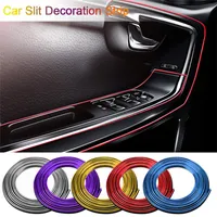 Universal Car Headlight Decoration Strip Moulding Car-styling Accessories 5M Car Cover Trim Dashboard Door Edge Styling Interior