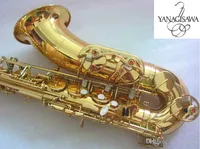 Ny Yanagisawa T-902 Professionell Super Made Saxofone Tenor BB Gold Brass Tenor Sax Musikinstrument med väska