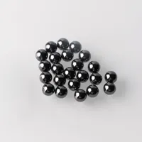 Курительные принадлежности 5мм Terp Pearl Black карбида кремния SIC Sphere шаровой вставки для ковша сосиска для Dab нефтяных вышек
