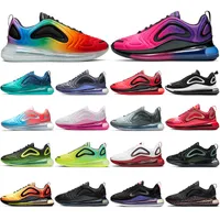 720 Ücretsiz çorap ile 2019 Erkek Kadın Koşu Ayakkabıları mens eğitmenler Günbatımı gurur ÜÇLÜ SIYAH gerçek Olabilir Siyah Benek Noen tasarımcı Spor Sneakers