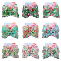 12color 8inch jojo siwa bows baby hair bows designer large Girls Hair Clips kids Hairclips Childrens Barrettes kids Hair Accessories A2986