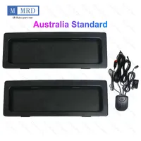 2 Plates/Set Australia Stealth Retractable Car License Plate Changer Switch Remote DHL/Fedex/UPS