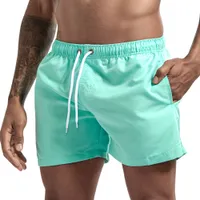2019 Yeni erkek Şort Ev Pantolon Pürüzsüz Plaj Pantolon İnce Pantolon Şort M-2XL Yaz Tatil Spor Şort