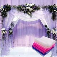 6 pollici nylon cristallo filo sfondo palco filati arco celebrazione matrimonio cerimonia scale decorativo organza nuovo arrivo 1 8hc L1
