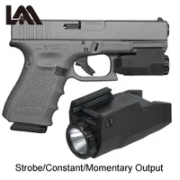 Tactical Compact APL Tactical APLC Light Pistolet Stała / Strobe Latarka LED White Light Fit Picatinny Rail