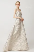 Ny charmiga modeflicka kvällsklänningar i avtagbara spaghetti rem Empire Beading Sashes Prom Party Gowns L5212