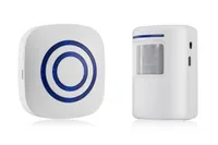 die günstigste Wireless-Auffahrt Alarm, Home Security Auffahrt Alarm, Besuchertürklingel mit 1 Plug-in-Empfänger und 1 PIR Bewegungs-Sensor