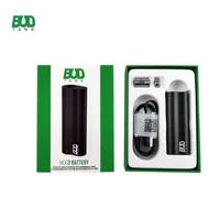 Batterie d'origine Budtank MOD3 510 Vape Mod E Cig batterie 390mAh Auto Dessine Pen Vaporizer Vape Box Mods Micro USB E Cigarettes Mods