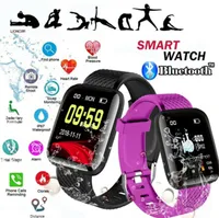 116 Plus Smart watch Bracciali Fitness Tracker Cardiofrequenzimetro Contatore attività Monitor Cinturino Cinturino PK 115 PLUS per iPhone Android 2019