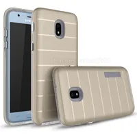 2 in 1 Armor Caseology Cases voor Moto G FAST G STYLUS E E7 G POWER E6 ONE POWER P30 PLAY ALCATEL 3C STRIPS ROBUTE COVER ONDERSTEUND Draadloos opladen