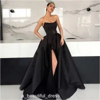 Elegante del vestido formal de los vestidos de cóctel con la sirena árabe barato prom vestidos largos Abendkleider rajó ED1170