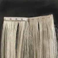 2019 Neues Produkt Invisible Haut Scheuchende Klebeband in Haarverlängerung einfach zu tragen, kein doppelseitiges Klebeband doppelt gezeichnetes Clip Haar 14 "-24"