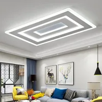 Ultradünne moderne quadratische geführte Acryldeckenleuchten für Wohnzimmerschlafzimmer lamparas de techo colgante führten Deckenlampenbefestigung RNB6