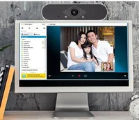 2MP Full HD 1080P 웹캠 와이드 스크린 비디오 작업 홈 액세서리 USB25 웹 캠이 장착 된 마이크 Compu 용 USB 웹 카메라가 있습니다.