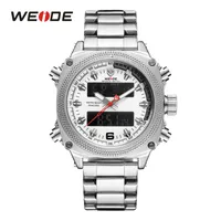 CWP 2021 Weeide Relógios Mens Esportes Automática Data Semana Display Digital Quartzo De Aço Inoxidável Belt Cinto de Relógio Relógio Preto Relogio Masculino Hora