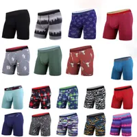 Estilos aleatórios Mens Modal Modal Trunks Boxer Briefs Underwear ~ North American Tamanho 2xs-2xl