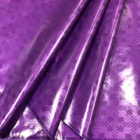 Miękki atiku tkaniny dla mężczyzn fioletowy koronki tkaniny wysokiej jakości Bazin Riche Getzner 2019 Najnowsze Bazin Brate Getzne Koronki 5yards / Lot Ly
