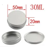 vape 5 g 10 g 15 g 30 g 25gl botellas vacías Crema de aluminio Container Tins cosmética Lip Balm recipiente Pot