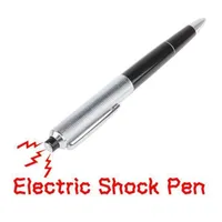Electric Shock Pens Promotional Fancy Ball Point Pen Shocking Electrics Shock Toy Gift Kids Children Joke Prank Trick Fun Toys K96