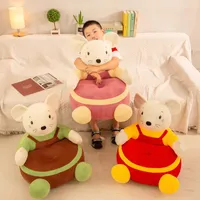 Artoon sıçan bebek çocuk kanepe fare koltuğu anaokulu küçük yastık peluş oyuncak büyük oturma yastık kanepe yastık bebek hediye 50cm DY50870