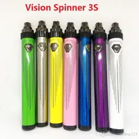 Ny Vision Spinner 3S Batteri Förångare Vape 5 0 Tråd 600mAh Variabel Spänning USB Justerbara batterier E Cigarettbatteri vs Ego Vision 2