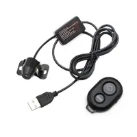 Mini USB LED Car Atmosfera Ambient Star Lights 5 V DJ Laser Projektor Muzyka Dźwięk Pilot Lampki Lampa Sufitowa pojazdu