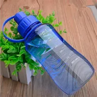Promozione 800ml / 1000ml Bottiglia creativo Sport impermeabile Leak bottiglia di plastica a grande capacità Outdoor / Climbing Water Bottle