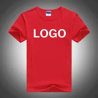 Customed design logo photo 100% Cotton Tshirt Unisex Custom Logo Photo Print Men and Women plain T shirt