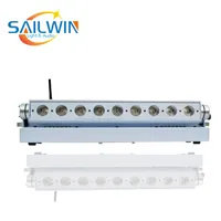 RGBAW UV Wireless DMX LED Väggbricka 9 * 18W Batteridriven LED-upplyftor LED-tvättlampor