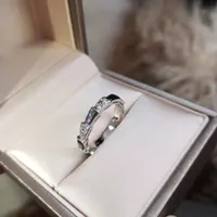 Природный камень fashion-змея кольцо Мода Международный стандарт S925 серебро Змея Змея Алмазный Рождественский подарок
