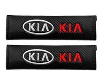 ملصقات حزام أمان كتف الكتف من ألياف الكربون لـ Kia K2 Rio K3 K5 KX3 KX5 Sorento Forte Optima Sportag