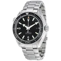Outdoor Master Stainless Steel Strap Foldover Clasp 43 MM Automatic Black Dial Mens Watches Wristwatches Man Watch