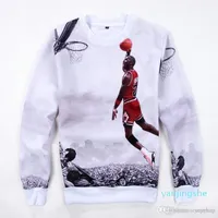 남자의 스포츠 후드 마이클 농구 슈퍼스타 3D 인쇄 후드 패션 캐주얼 라 칼라 셔츠 긴 티셔츠에는 무료 배송
