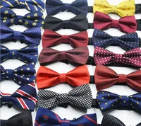 Abiti da uomo Abiti da uomo Bow Ties British Corean Suit BOWTIE 72 Colori Elegante Elegante Giacco regolabile Weave Polyester Bow Ties