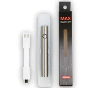 MAX Preheat Battery 380mAh Variable Voltage Bottom Charge 510 Thread for V9 Thick Oil Cartridge