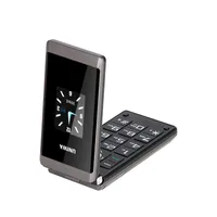 저렴한 가격 플립 휴대 전화 Uniwa x28 2.8/1.77 인치 듀얼 화면 SOS 기능 큰 버튼