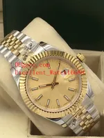 12 Hot Sell The Mens watches 41 mm 126331 126231 126333 126334 Two Tone Gold Date Asia 2813 Automatic Mechanical Men&#039;s Watches Christmas