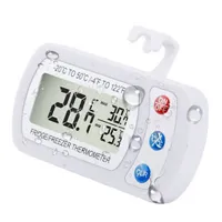 Digital Min Max Freezer Thermometer Gancho Tipo Digital Elétrica Geladeira / Frigorífico / Fria Sala de Temperatura Instrumento