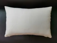 12x18 inch semi-witte lumbale kussensloop Natuurlijke canvas kussensloop lege witte kussenhoes voor zeefdrukken