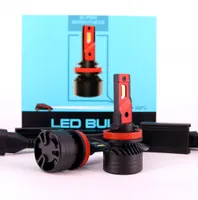Mais novo F3 LED Farol H4 H13 9004 9007 90W 20000lm Ventilador LED LED Bulbo Auto Carro LED farói H4 H13 faróis