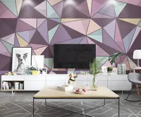 Anpassen Wallpaper 3D Moderne Stereoscopic Geometrie Murals Wohnzimmer TV Sofa Schlafzimmer-Hintergrund-Tapete Home Decor
